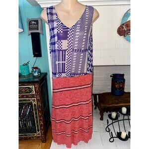 RHIE COTTON/SILK FLAPPER DRESS S